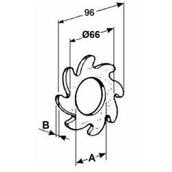 CORONA DENTATA  Ø42MM