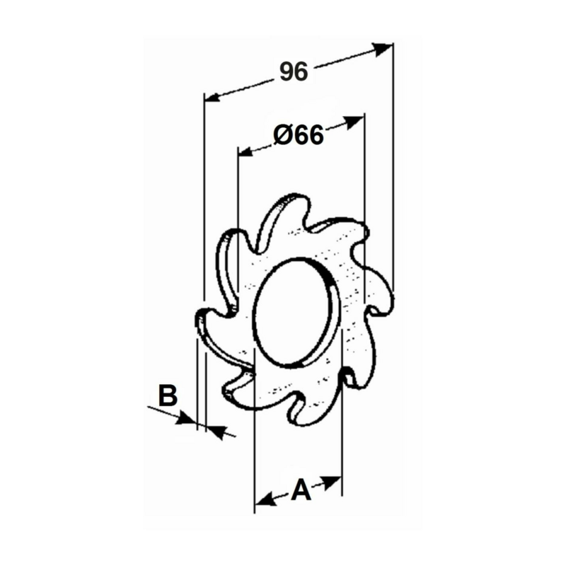 CORONA DENTATA  Ø42MM