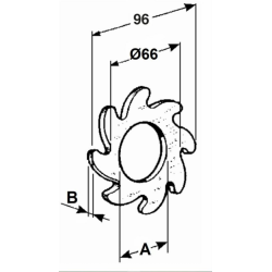 CORONA DENTATA Ø48MM.