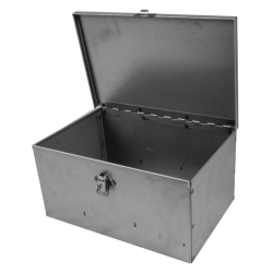 CASSETTA PORTA ATTREZZI IN LAMIERA 300X200X150MM