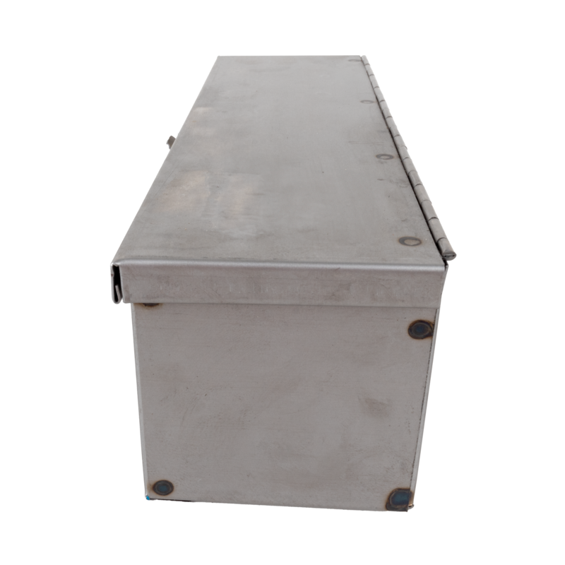 CASSETTA PORTA ATTREZZI IN LAMIERA 300X90X95MM