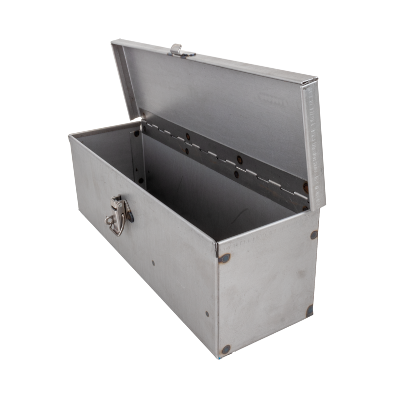 CASSETTA PORTA ATTREZZI IN LAMIERA 300X90X95MM