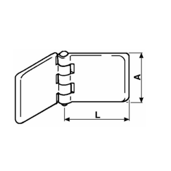 CERNIERA A 5 SNODI 40X50