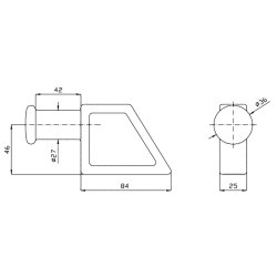 PIANTONE LEGGERO  Ø 28 MM.