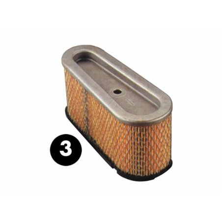 FILTRO ARIA ADATTABILE B&S 493909 OVALE