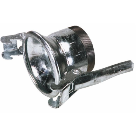 CONTROSFERA ZINCATA CON TRONCHETTO FILETTATO MASCHIO Ø 150