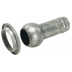 SFERA E ANELLO ZINCATI CON TRONCHETTO PORTAGOMMA Ø150