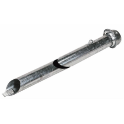 TUBO DI ASPIRAZIONE CON GIUNTO SFERICO MASCHIO E ANELLO ZINCATI LUNGHEZZA 3MT, Ø 120MM