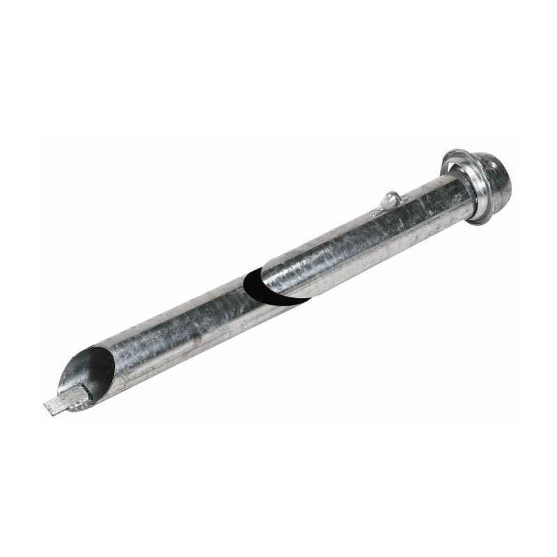 TUBO DI ASPIRAZIONE CON GIUNTO SFERICO MASCHIO E ANELLO ZINCATI LUNGHEZZA 3MT, Ø 120MM