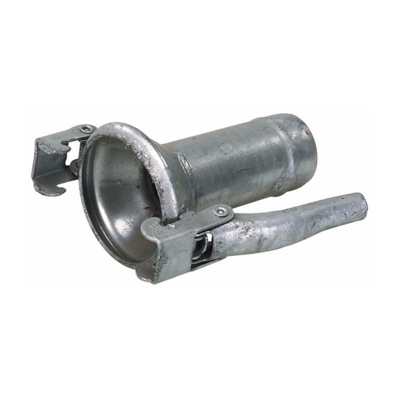 CONTROSFERA ZINCATA CON TRONCHETTO PORTAGOMMA Ø 120MM