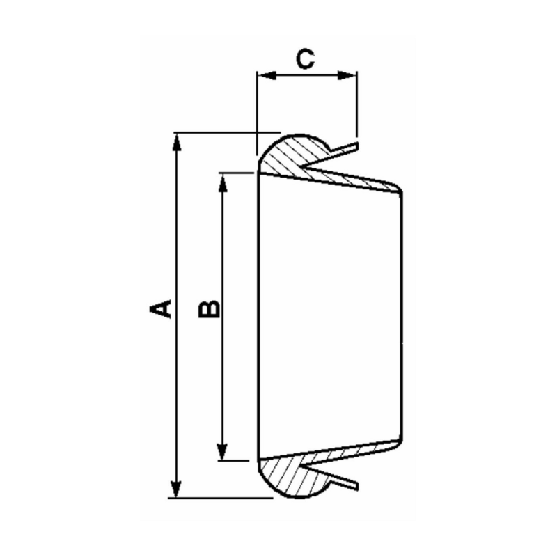GUARNIZIONE RAPIDA PER GIUNTO Ø120MM.