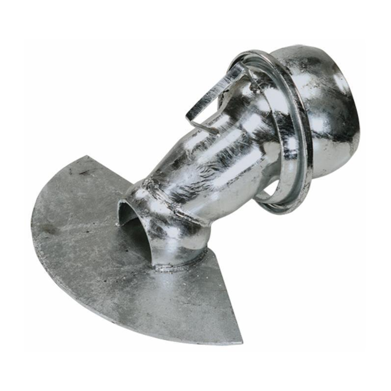 DIFFUSORE TIPO FRANCIA CON SFERA E ANELLO ZINCATO Ø 150