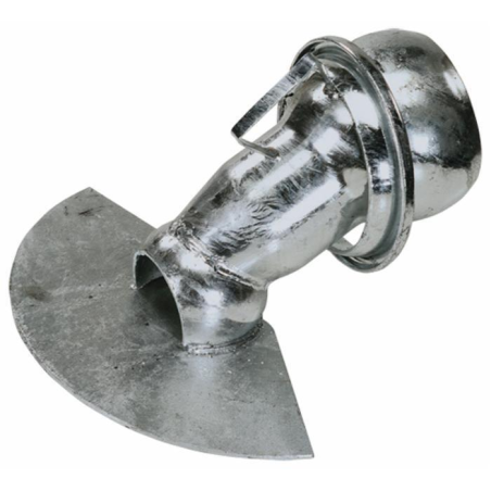 DIFFUSORE TIPO FRANCIA CON SFERA E ANELLO ZINCATO Ø 150