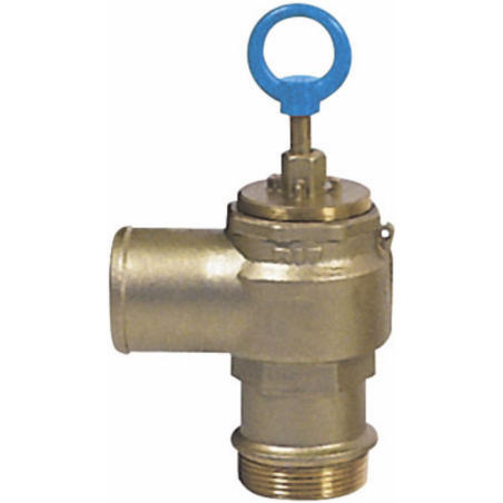 VALVOLA DI SICUREZZA CON PORTAGOMMA 1"1/4