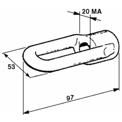 TIRANTE M20 TIPO "M" GREZZO