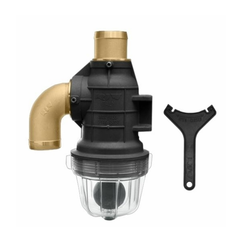 VALVOLA SIFONE RACCORDO DRITTO Ø80MM.