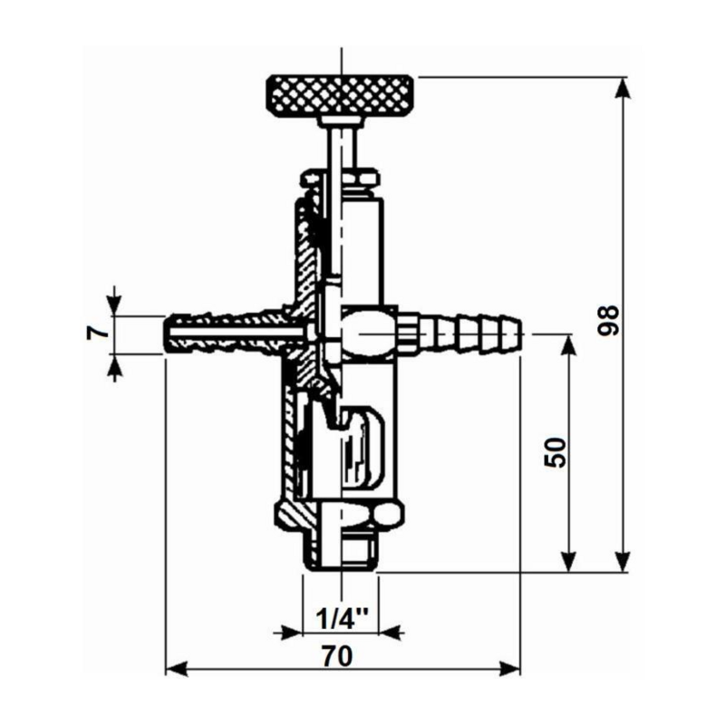 OLIATORE CONTAGOCCE "DOPPIO" 1/4"