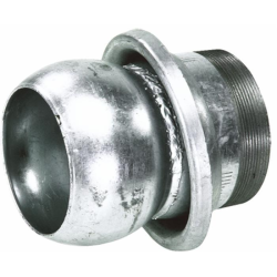 SFERA E ANELLO ZINCATO CON TRONCHETTO FILETTATO MASCHIO Ø 200MM