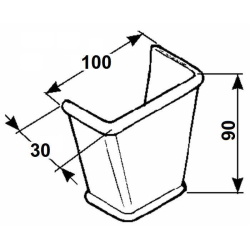 SUPPORTO PIANTONE NORMALE FEMMINA M20.