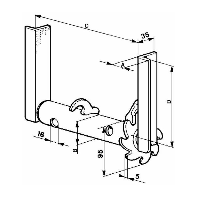 VERRICELLO TIPO SINISTRO Ø42MM.