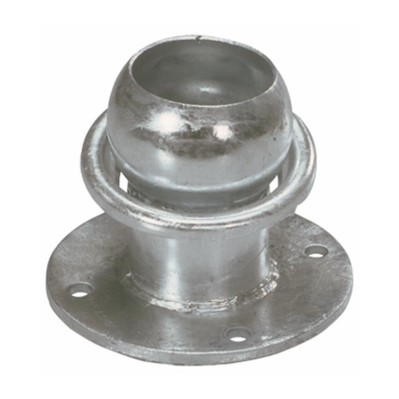 FLANGIA ROTONDA CON ANELLO  E SFERA Ø 200MM