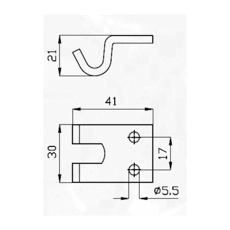 RISCONTRO PER CHIUSURA REGISTRABILE ZINCATO