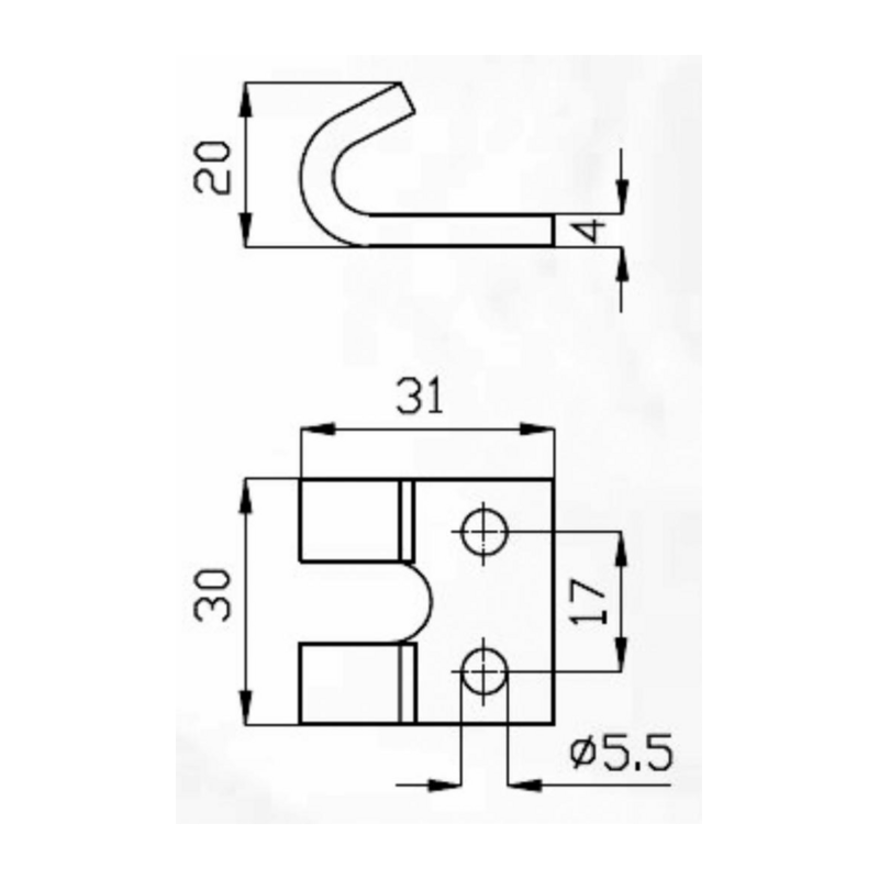 RISCONTRO PER CHIUSURA REGISTRABILE GREZZO.