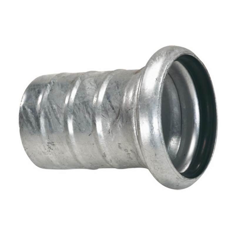 CONTROSFERA ZINCATA CON TRONCHETTO PORTAGOMMA "BAUER" Ø108X108