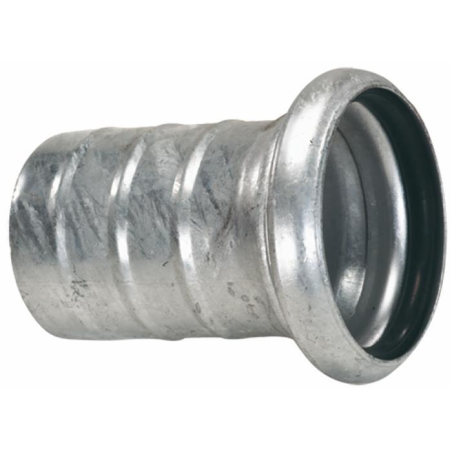 CONTROSFERA ZINCATA CON TRONCHETTO PORTAGOMMA "BAUER" Ø159X159