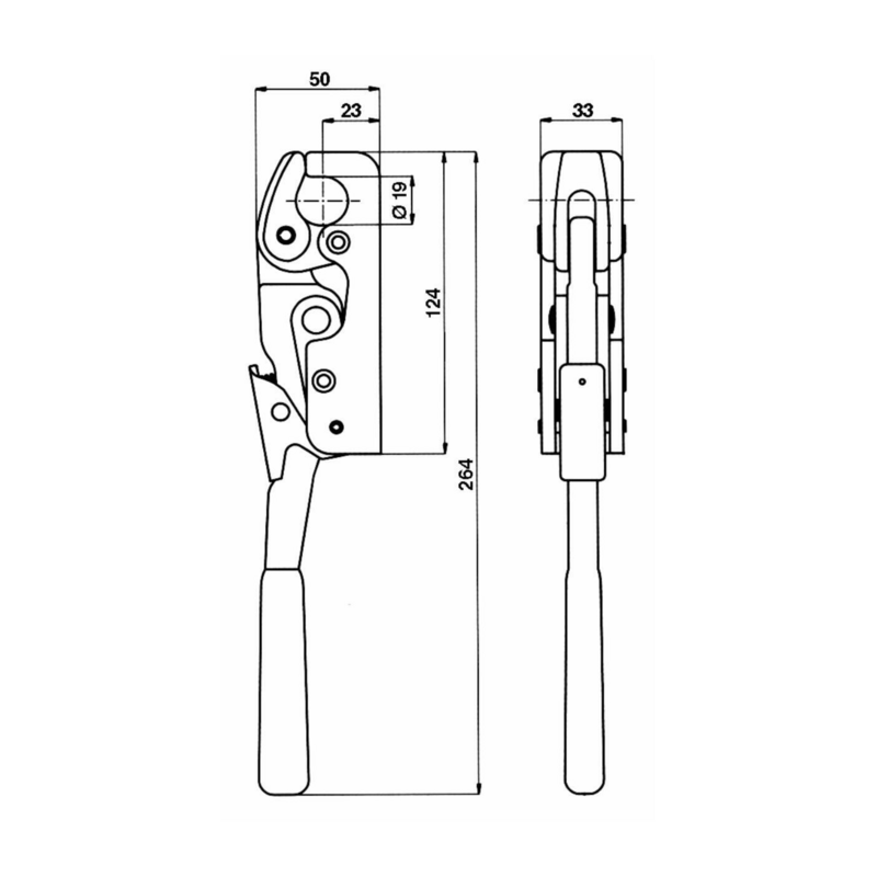 CHIUSURA UNIVERSALE Ø19MM.