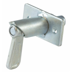 CHIUSURA ZINCATA A MOLLA CON PIASTRA ORIZZONTALE.