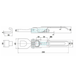 CHIUSURA REGISTRABILE ZINCATA SCOTT