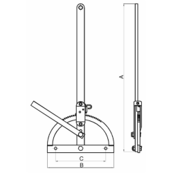 LEVA FRENO TIPO FRANCIA PICCOLA