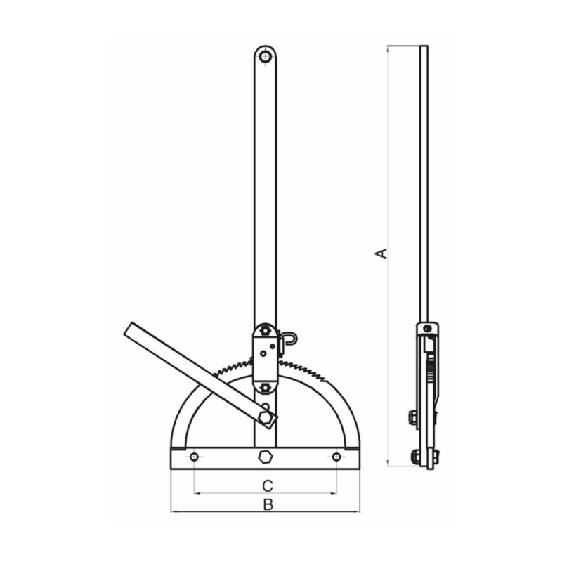 LEVA FRENO TIPO FRANCIA PICCOLA