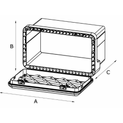 CASSETTA PORTA ATTREZZI IN PLASTICA