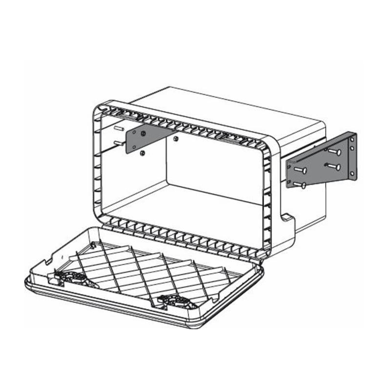 KIT STAFFE PER MONTAGGIO ORIZZONTALE CASSETTE PORTA ATTREZZI