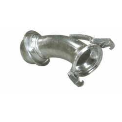 CURVA ZINCATA 45° CON GIUNTO SFERICO Ø 200