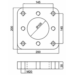 PIASTRA A SALDARE PER OCCHIONI
