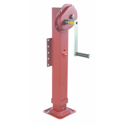 SOLLEVATORE PER RIMORCHI TANDEM CON SCATOLA INGRANAGGI A 2 MARCE