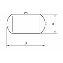 SERBATOIO ARIA COMPRESSA DA 40 LITRI