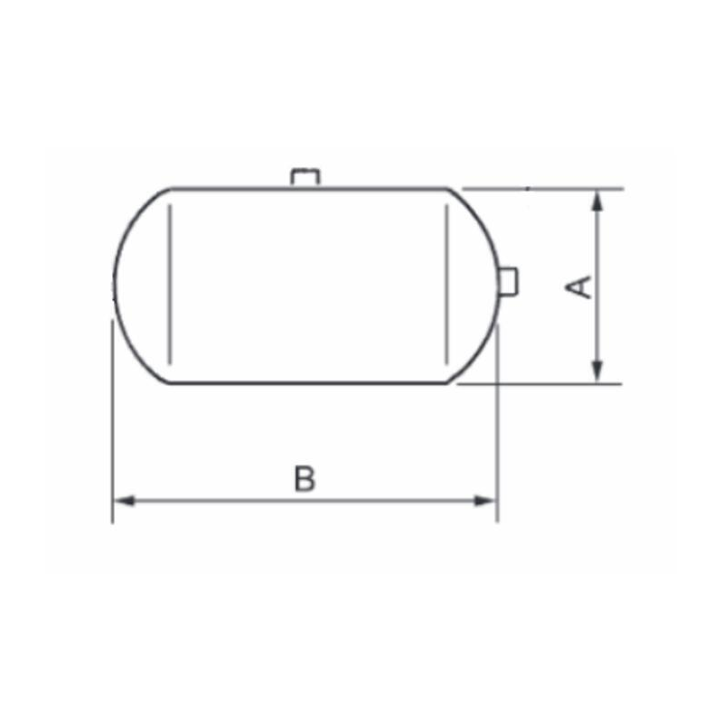SERBATOIO ARIA COMPRESSA DA 40 LITRI