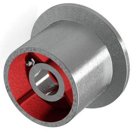 RULLO TENDICATENA IN GHISA, Ø INTERNO 35,5MM