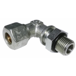 RACCORDO A GOMITO M22X1,5 PER TUBO Ø 20MM