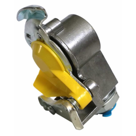 GIUNTO ACCOPPIAMENTO ISO COLORE GIALLO CON FILTRO PER RIMORCHI