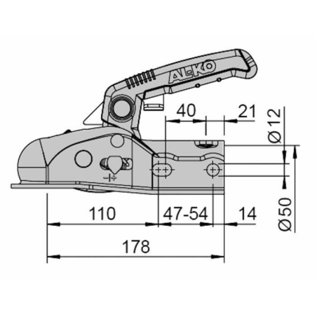 GIUNTO A SFERA DI TRAINO AK270