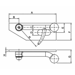 CHIUSURA A PALLA MEDIA DX CON PIASTRA