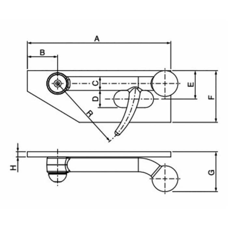CHIUSURA A PALLA MEDIA DX CON PIASTRA