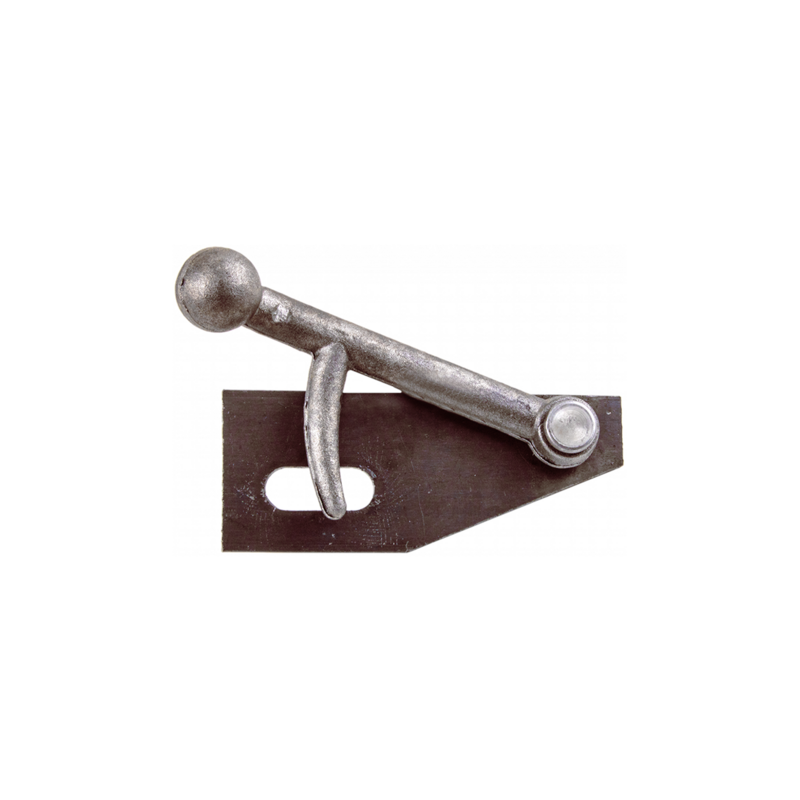 CHIUSURA A PALLA MEDIA SX CON PIASTRA