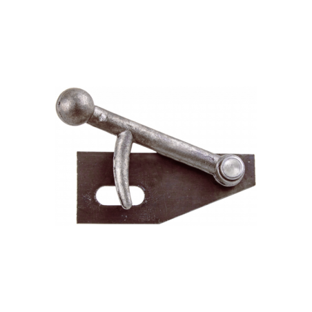 CHIUSURA A PALLA MEDIA SX CON PIASTRA