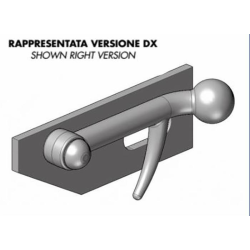 CHIUSURA A PALLA MEDIA SX CON PIASTRA